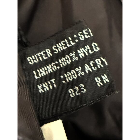 Members Only Men's Chocolate Brown Leather Bomber Jacket 42 - Picture 13 of 16